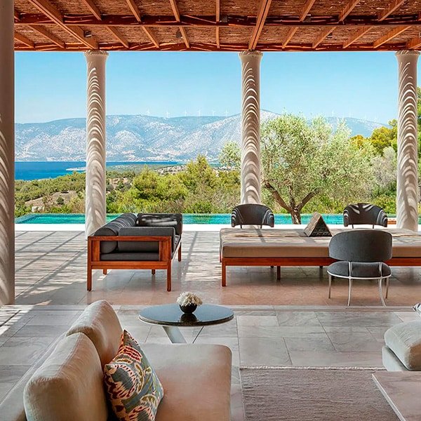 Fly with us to Amanzoe