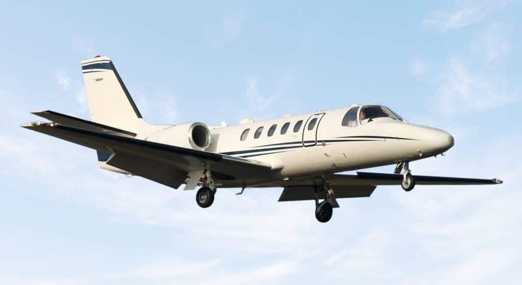 Luxury flights with jet Cessna 550 Citation Bravo