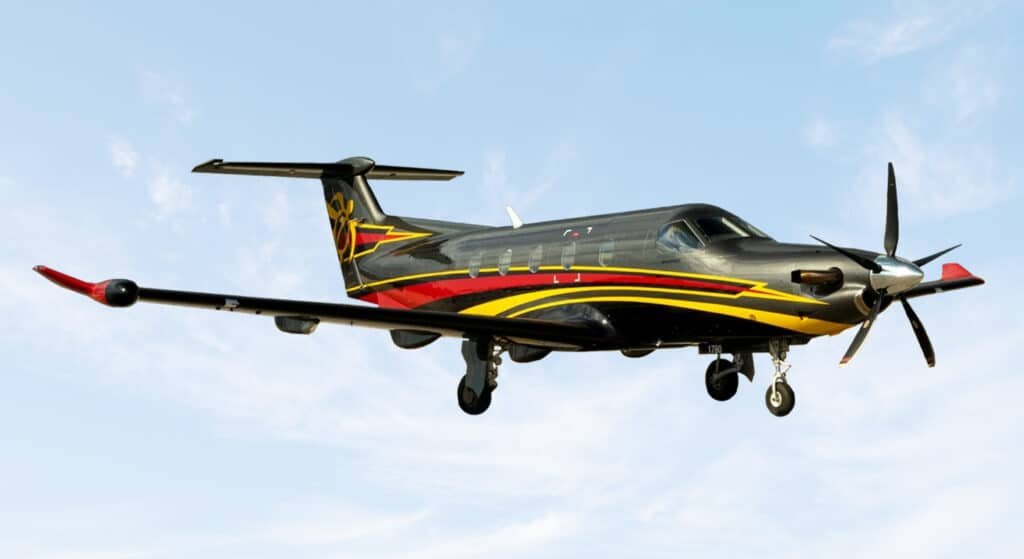 Luxury flights with airplane Pilatus PC12 NG