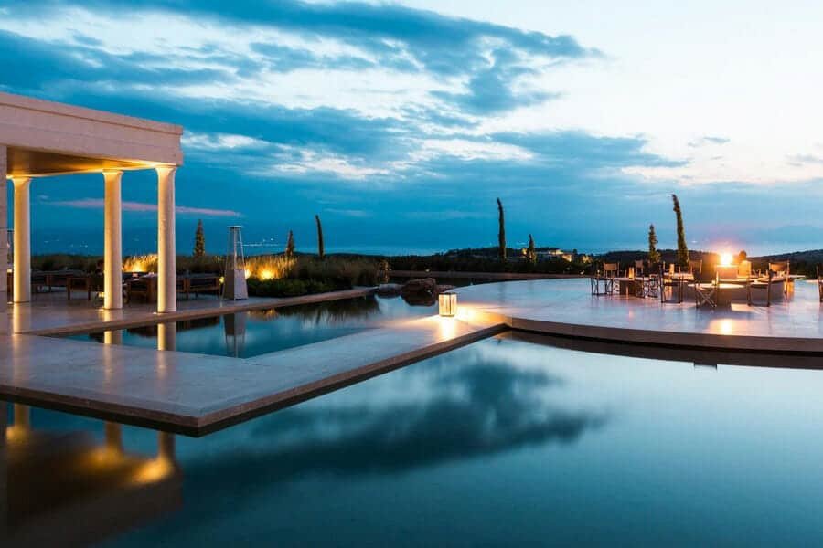 Fly with us to Amanzoe